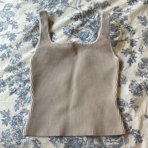 aritzia sculpt knit tank